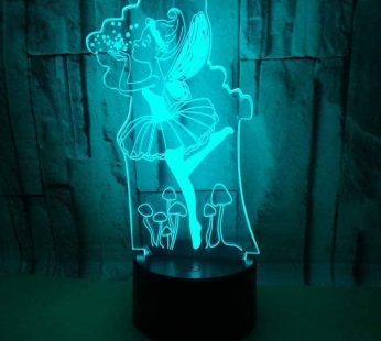 Creativity 3D Lamp Boys Night Light For Children 16 Color Switching Lamp Touch Night Lamp With Remote Control Christmas And Birthday Gifts For Kids Bedroom Decoration At Be-D (Color : G)