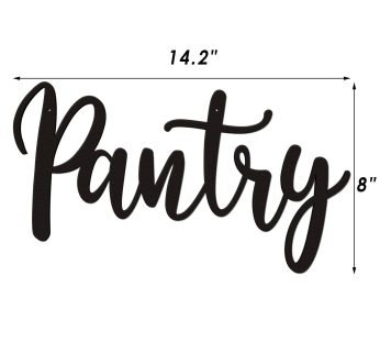 Pantry Sign Pantry Metal Wall Decor for Home Kitchen Restaurant Coffee Shop Store Modern Farmhouse Wall Decor Housewarming Gift